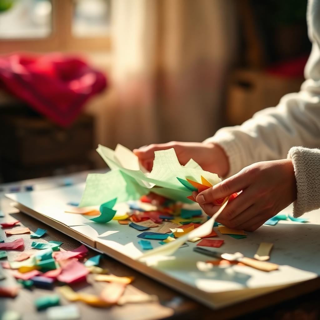 A free, unguarded moment of play caught in studio light.
